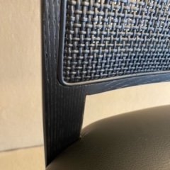 Image 1 of Maxalto Xilos eettafel - Ø160 met eetkamerstoel (set van 4)