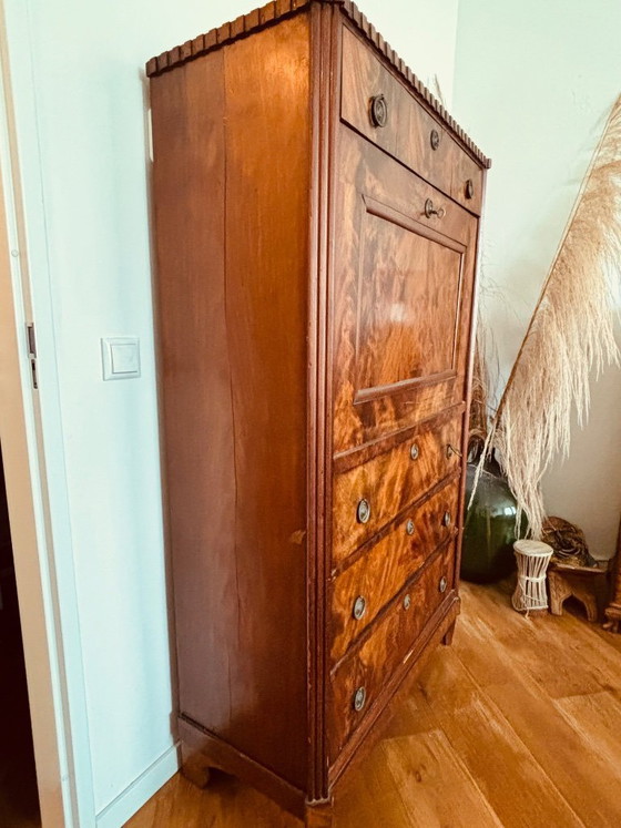 Image 1 of Escritorio antiguo de caoba