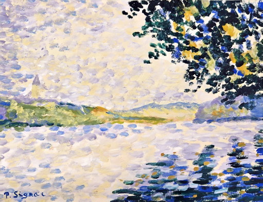 Paul Signac (1863-1935) - Paesaggio Costiero