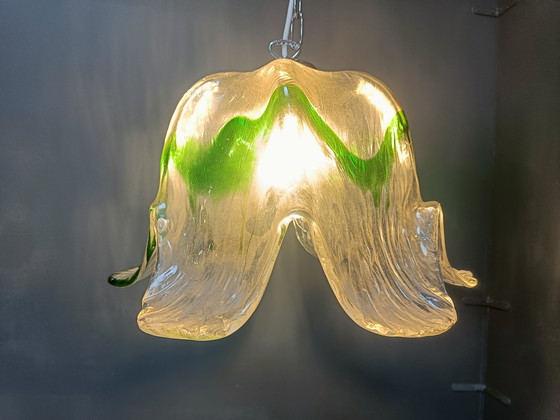 Image 1 of Vintage Murano glazen hanglamp, voor Mazzega, 1960