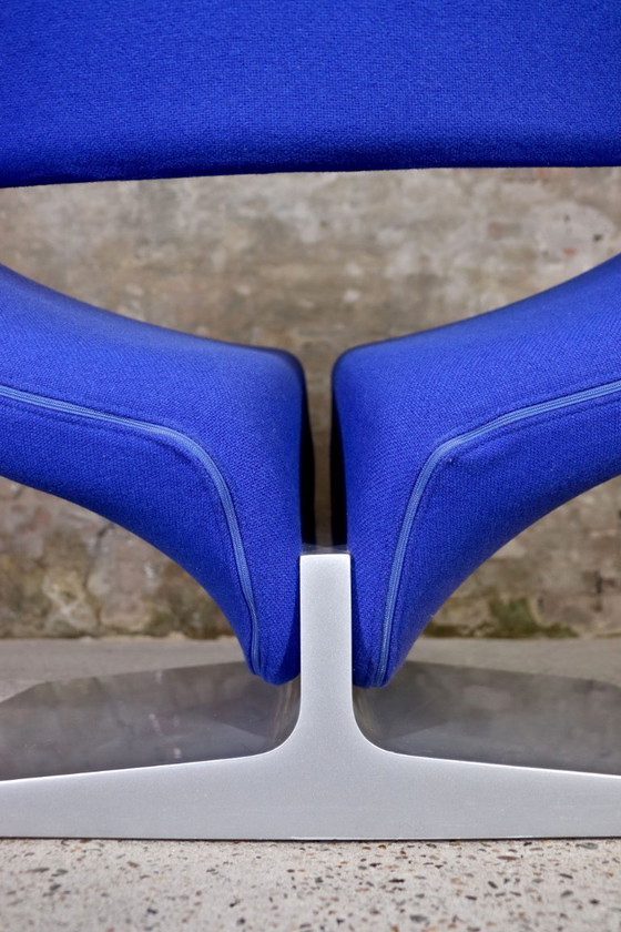 Image 1 of Artifort - F582 - Ribbon Chair + Ottoman - Pierre Paulin - 1990s