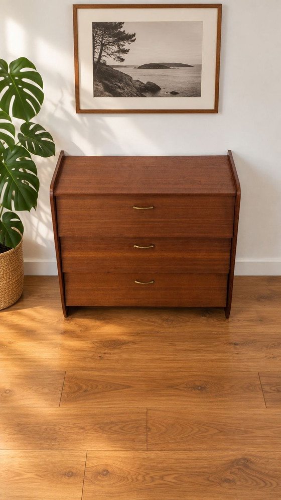 Mobile scarpiera vintage di design scandinavo – Armadi contenitori, Metallo, Legno (photo 4 of 5)