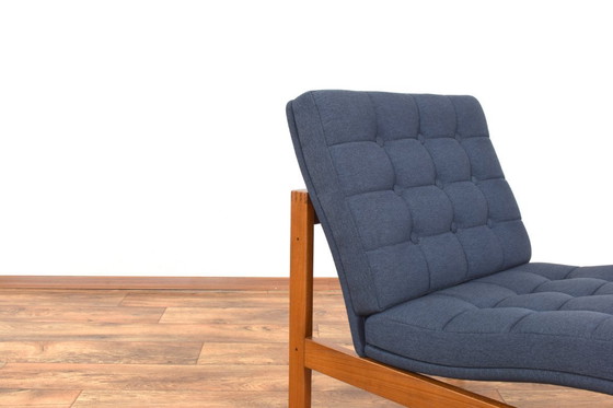 Image 1 of Mid-Century Teak Moduline Lounge Chair by Ole Gjerløv-Knudsen & Torben Lind for France & Søn, 1960s