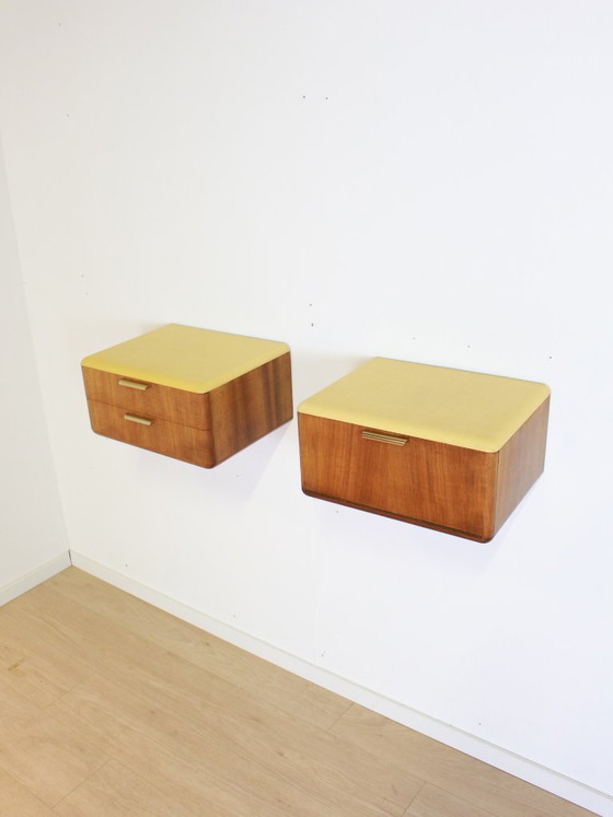 Image 1 of 2× bedside tables – A. Patijn Zijlstra Joure vintage