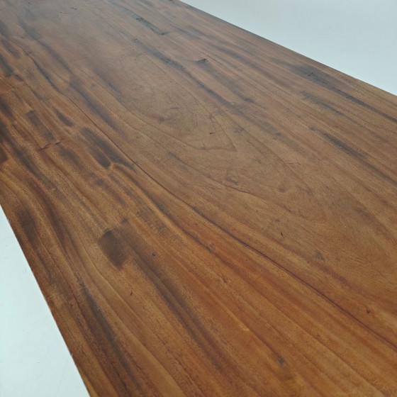 Image 1 of Tavolo da pranzo spagnolo in legno massello – XX secolo