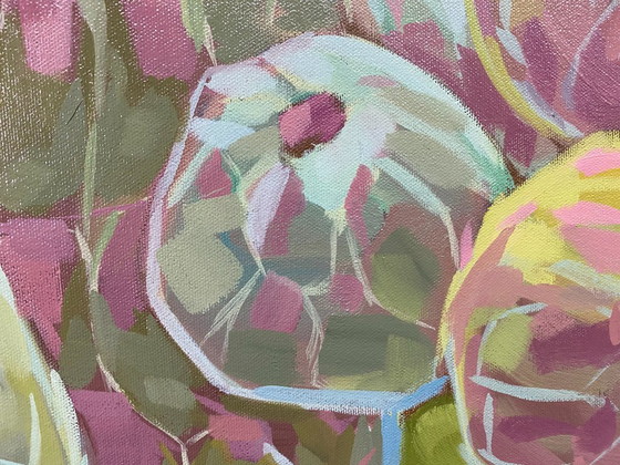 Image 1 of Cardi nella luce estiva, olio su tela, 100x70 cm, Sandra Kolondam