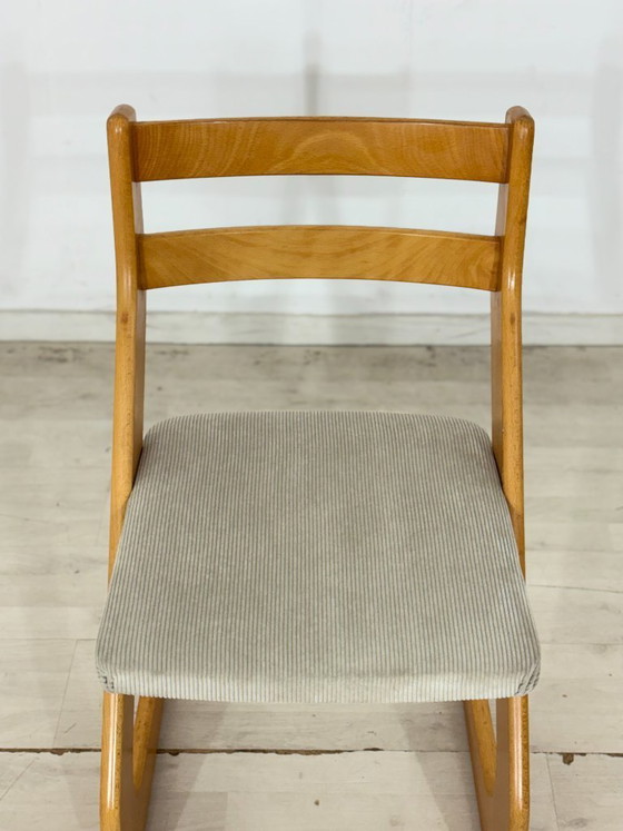 Image 1 of Designklassieker Z-stoel van teakhout / stoel in mid-century stijl