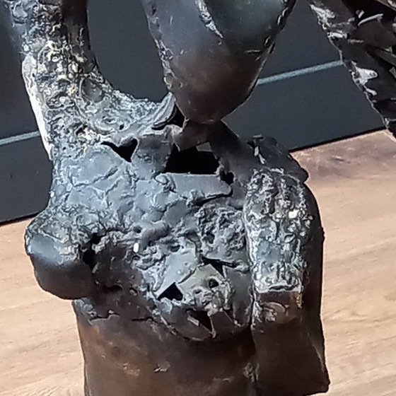 Image 1 of Sculpture en bronze vintage unique et spéciale