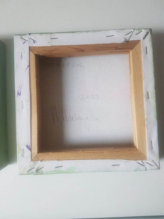 Image 1 of 2 Acrylic paintings,I come out of the egg