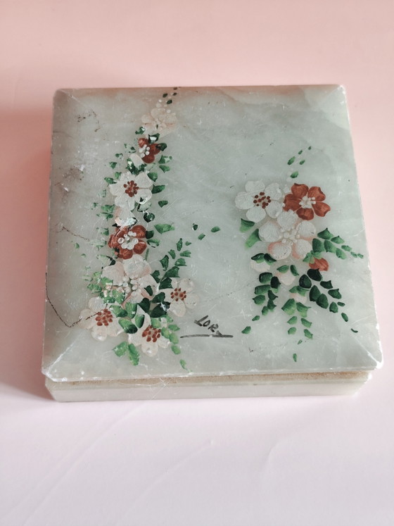 Joyero italiano antiguo – Volterra Alabastro y Ónix (años 60) – Alabaster, Objetos decorativos, Other (photo 6 of 6)