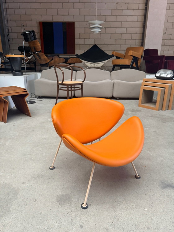 Artifort Orange Slice Junior, Pierre Paulin, Sedie e poltrone, Skai, Metallo, Arancione, Modern (foto 2 di 8)