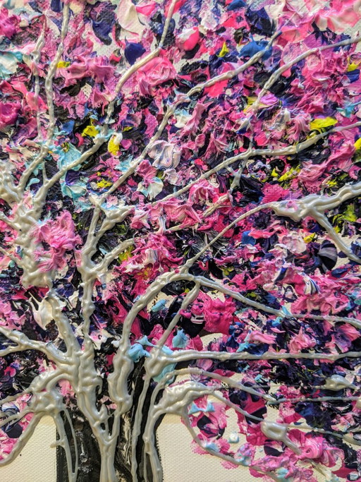 Evelina Vine - Wishes in Bloom - Artist's painting – schilderijen tekeningen, Canvas (photo 2 of 8)