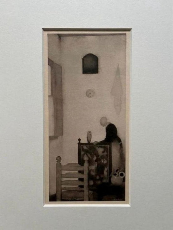 Image 1 of Jan Mankes 1889-1920 / Heliogravure originale Madre nella stanza 1923
