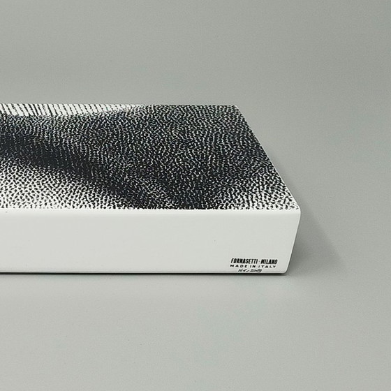 Image 1 of 2000s Astonishing Black and White Fornasetti Box signed Fornasetti. Made in Italy