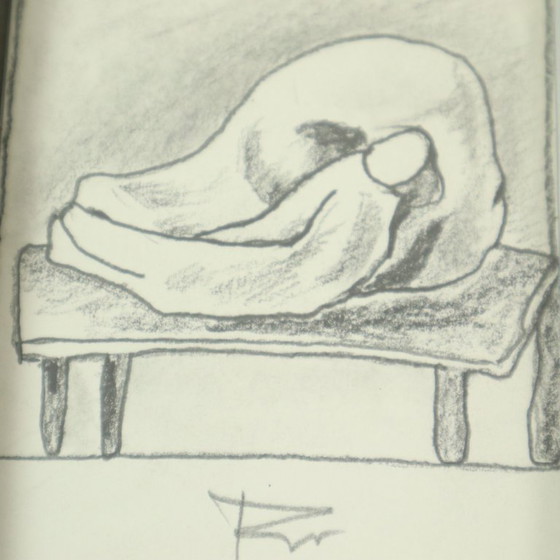 Image 1 of Set van 5 Schetsen Kunst Roger Vansevenant (1922-2013)