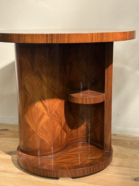 Image 1 of Art Deco Bijzettafel in Pallisander Fineer