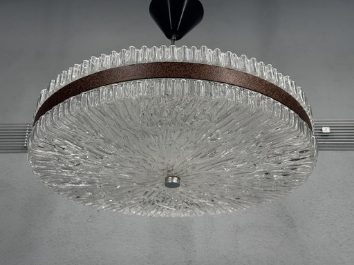 1960s Plastic Pendant Lamp with Retro Design