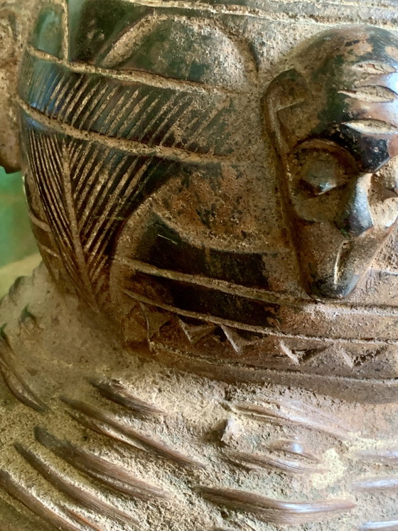 Rara scatola oracolare divinatoria Senufo (Calao) – Costa d'Avorio – Sculture, Wood, Other (photo 11 of 16)