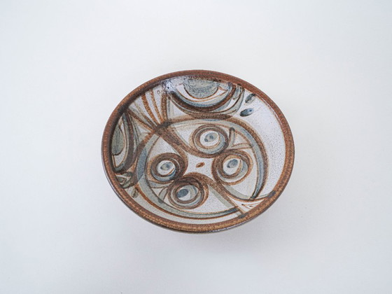 Image 1 of Keramikplatte, dänisches Design, 1960er Jahre, Designer: N. Backhausen & P. ​​Brandborg, Hersteller: Søholm