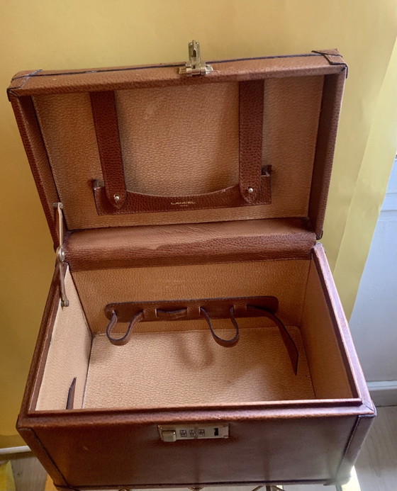 Iconique Vanity-case LANCEL modèle Kevin - années 70, Autres sacs, Marron (photo 11 sur 13)