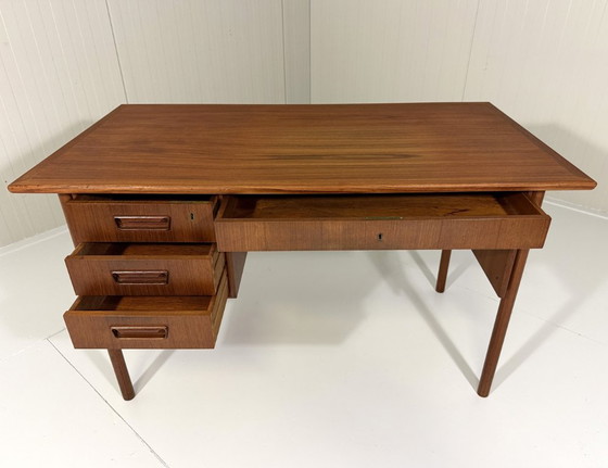 Gunnar Nielsen Teak Freestanding Desk Tibergaard Denmark – Wood (photo 7 of 15)
