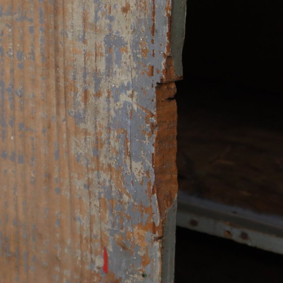 Image 1 of Characterful Old Blue Workbench Sideboard