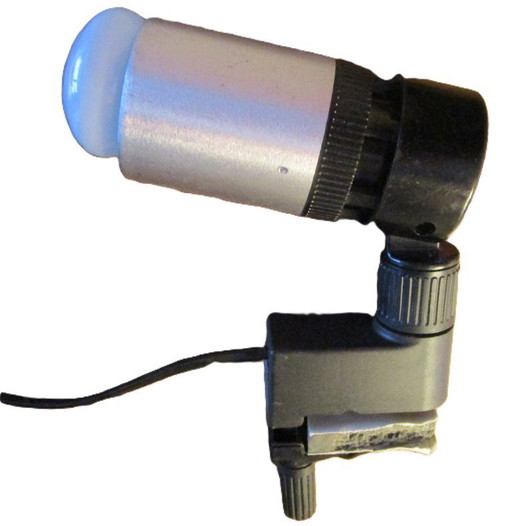 Vintage Philips spot met schroefklem.