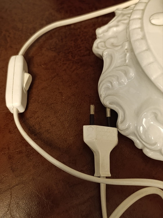 Vintage Porcelain Cherub Table Lamp 62 cm (photo 8 of 15)