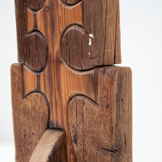 Image 1 of Ensemble de 3 sculptures en bois de Luciano Bertolotto