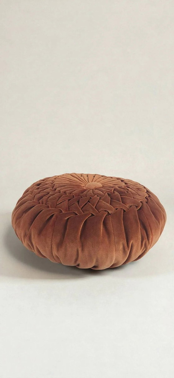 Cojín redondo plisado de terciopelo – Cojines, Velvet (photo 2 of 4)