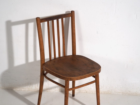 Vintage TON bentwood chairs (c.1960). Set of 2 pieces #13 – Dining chairs (photo 34 of 40)