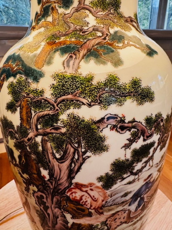 Image 1 of Lampada da terra cinese