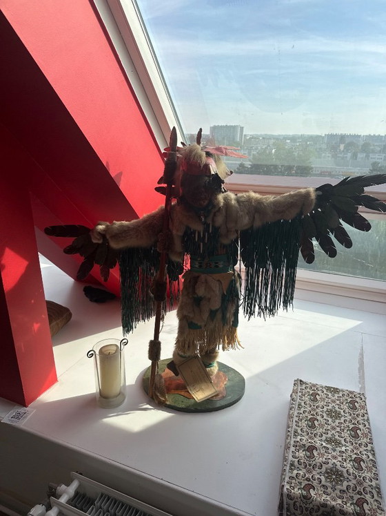 K. Bird Studios Limited Edition Native-Style Mixed Media Adler Skulptur #16/75 – K.bird Studios (photo 2 of 9)