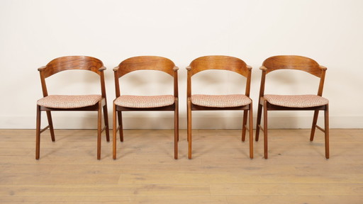 4 sedie da pranzo Korup Stolefabrik Ks 21 rivestite4 sedie da pranzo Korup Stolefabrik Ks 21 rivestite4