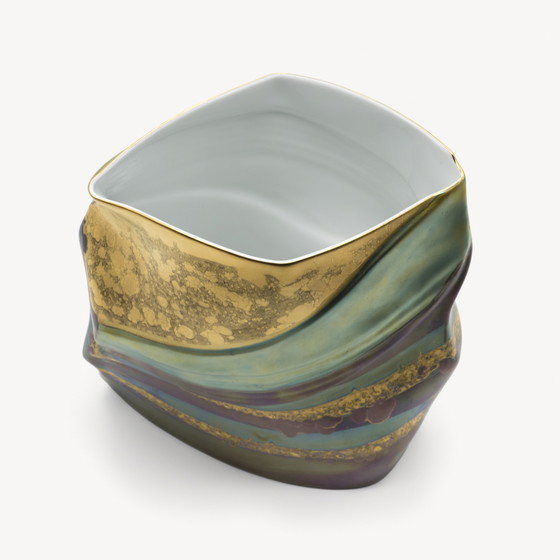 Image 1 of Rosenthal Studio Line Johan van Loon Drexler Fine Porcelain Art Vase Trio Eosin