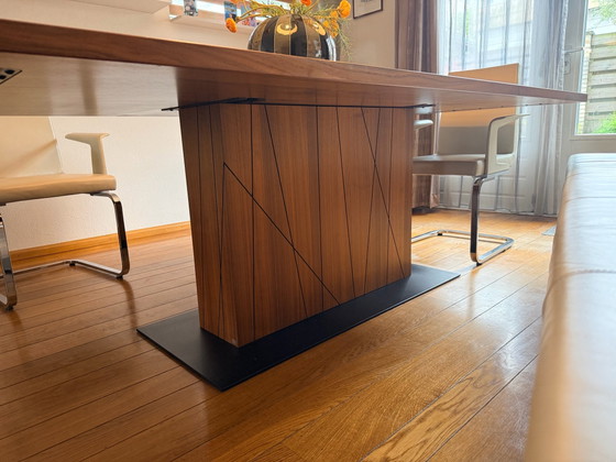 Precioso Conjunto de comedor Rolf Benz, Conjuntos de comedor, Cuero, Metal, Negro (foto 5 de 10)
