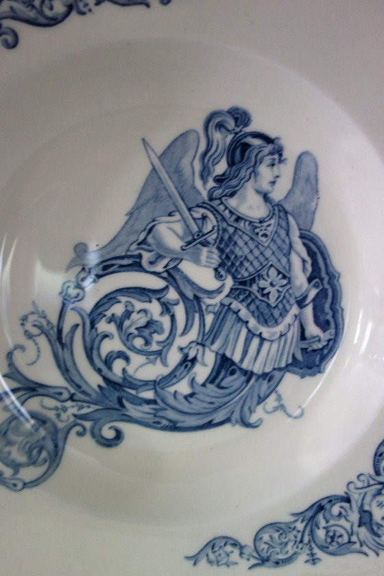 Image 1 of 11 Piatti Terre de Fer Clairefontaine rinascimentali del XIX secolo