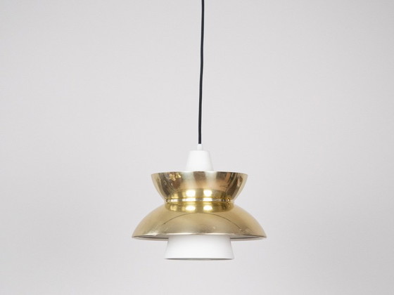 Coppia di 2 Lampade a Sospensione Vintage Danesi Doo Wop di Henning Klok, Louis Poulsen, anni '40 – Aluminium (photo 5 of 14)