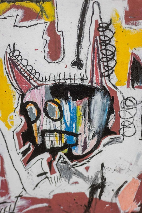 Image 1 of Jean-Michel Basquiat. Serigrafía numerada en color. Década de 1990.