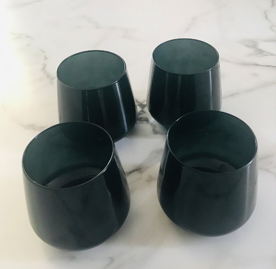 Image 1 of Smoked glass water glasses