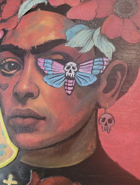 Image 1 of Ritratto di Frida Kahlo - fiore indistruttibile