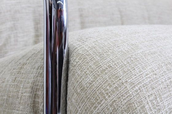 Vintage Italian Mario Sabot Sofa 1970s – 3-5 seaters, Chrome (photo 5 of 9)