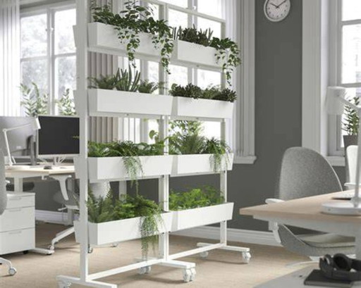 Estructura con ruedas IKEA MITTZON con 4 contenedores en color blanco. – wandrek, Aluminium (photo 2 of 5)