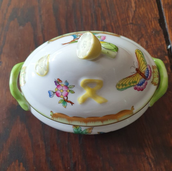 Miniterrina Herend Hungría – Reina Victoria (6017/VBO) – Herend 6017/VBO, Objetos decorativos, Porcelain (photo 5 of 16)