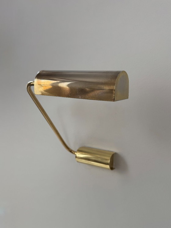 Image 1 of Applique vintage regolabile in ottone, Francia, 1970