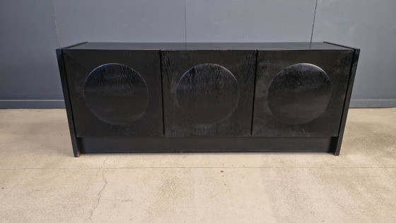 Image 1 of Black brutalist sideboard, 1970s 