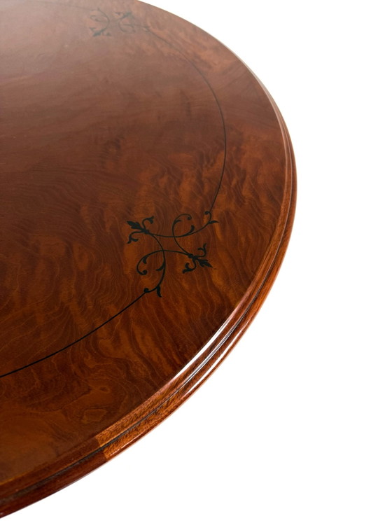 Vintage wortelnoten wijntafel ‘60 – Bijzettafels, Hout (photo 6 of 8)