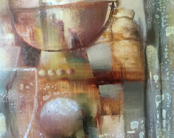 Originales Ölgemälde, abstrakter Expressionismus, Stillleben – Gemälde & Zeichnungen, Canvas (photo 9 of 13)