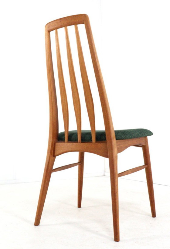 Image 1 of Set of 6 Niels Koefoed Eva dining chairs, vintage upholstered