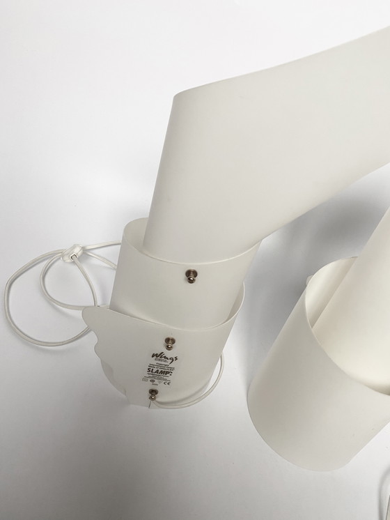 Image 1 of Slamp “Wings” tafellampen van Riccardo Raco, ontwerp uit 1980, postmodernisme.